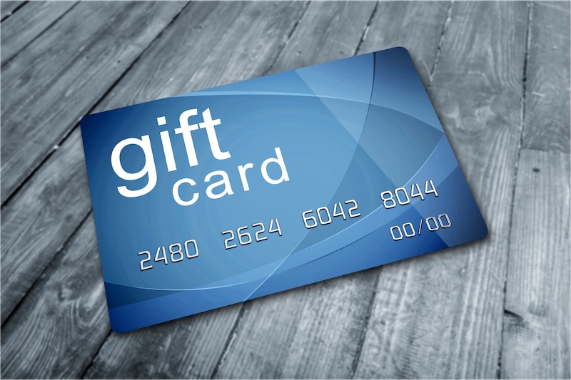 Giftcard i betalkorts form